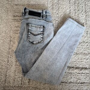 Jag Jeans Women's Size 30 Skinny Light Blue‎ Distressed Denim